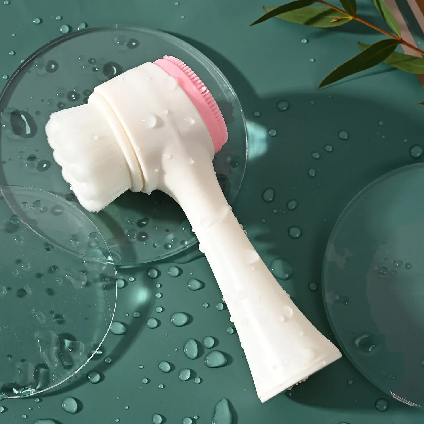3D Silicone Double-Sided Facial Cleansing Brush