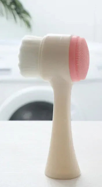 3D Silicone Double-Sided Facial Cleansing Brush
