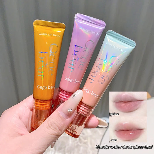 Gege Bear Color-Changing Lip Balm
Hydrating & Lightweight Formula Lip Gloss